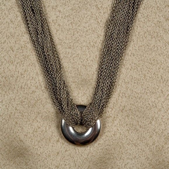 SOLD! Tiffany & Co
Multi Strand Circle Pendant Necklace - Picture 5 of 5